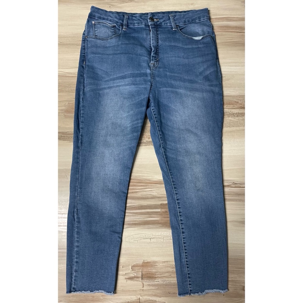 Time and Tru High Rise Skinny Jeans Blue Plus Size 18